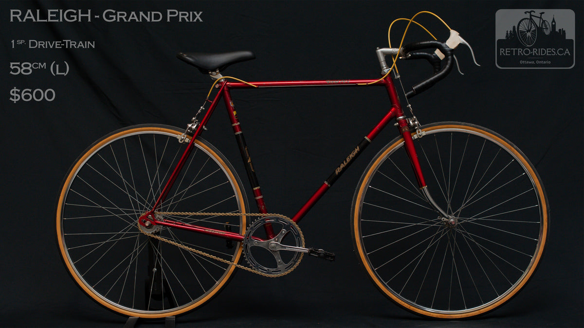 Retro raleigh road bike hot sale